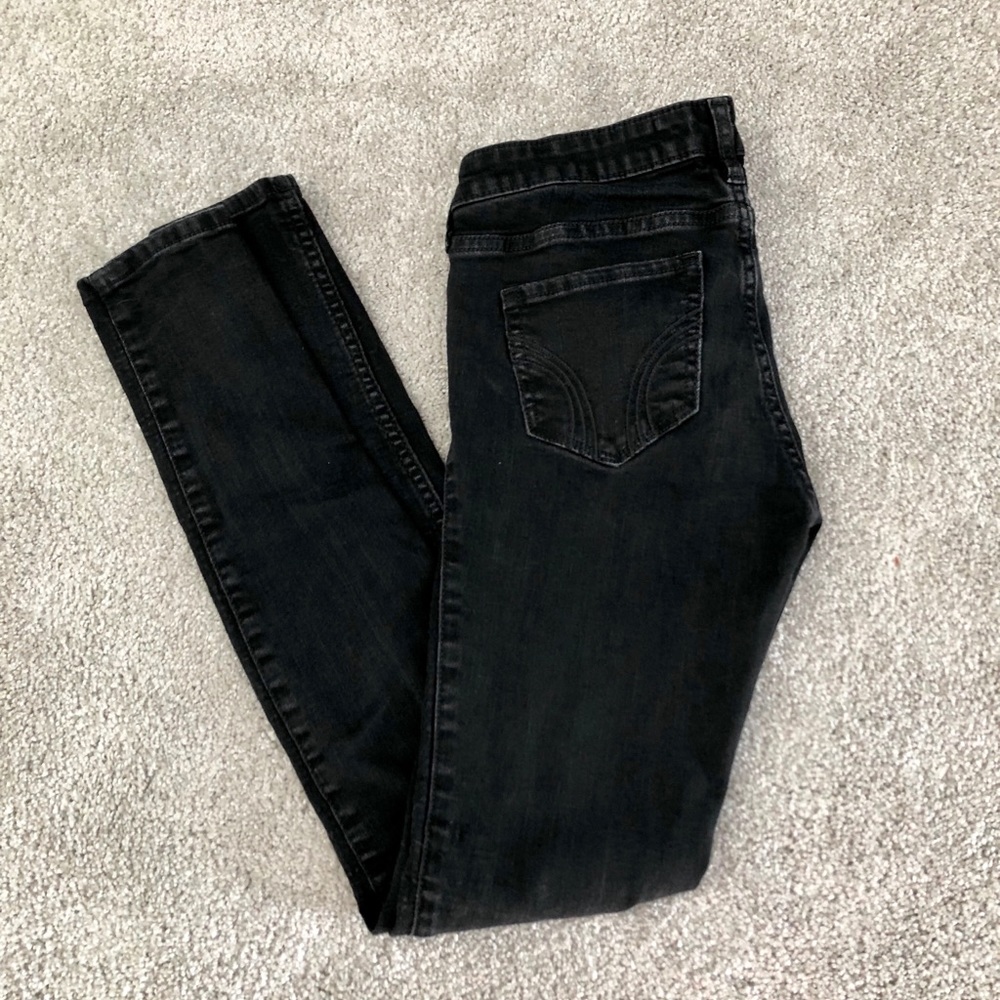 Black Hollister skinny jeans size 5